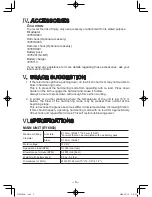 Preview for 9 page of Panasonic EY6803 - HAMMER DRILL DRIVER 12V Operating Instructions Manual