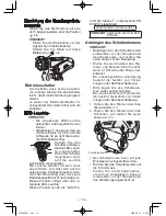 Preview for 14 page of Panasonic EY6803 - HAMMER DRILL DRIVER 12V Operating Instructions Manual