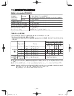 Preview for 34 page of Panasonic EY6803 - HAMMER DRILL DRIVER 12V Operating Instructions Manual