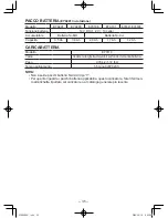 Preview for 35 page of Panasonic EY6803 - HAMMER DRILL DRIVER 12V Operating Instructions Manual