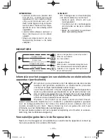 Preview for 40 page of Panasonic EY6803 - HAMMER DRILL DRIVER 12V Operating Instructions Manual