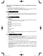 Preview for 41 page of Panasonic EY6803 - HAMMER DRILL DRIVER 12V Operating Instructions Manual