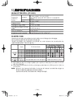 Preview for 50 page of Panasonic EY6803 - HAMMER DRILL DRIVER 12V Operating Instructions Manual