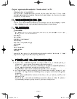 Preview for 57 page of Panasonic EY6803 - HAMMER DRILL DRIVER 12V Operating Instructions Manual