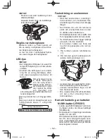 Preview for 62 page of Panasonic EY6803 - HAMMER DRILL DRIVER 12V Operating Instructions Manual