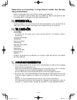 Preview for 65 page of Panasonic EY6803 - HAMMER DRILL DRIVER 12V Operating Instructions Manual