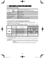 Preview for 66 page of Panasonic EY6803 - HAMMER DRILL DRIVER 12V Operating Instructions Manual