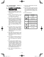 Preview for 76 page of Panasonic EY6803 - HAMMER DRILL DRIVER 12V Operating Instructions Manual