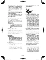 Preview for 79 page of Panasonic EY6803 - HAMMER DRILL DRIVER 12V Operating Instructions Manual