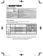 Preview for 82 page of Panasonic EY6803 - HAMMER DRILL DRIVER 12V Operating Instructions Manual