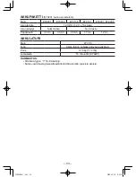 Preview for 83 page of Panasonic EY6803 - HAMMER DRILL DRIVER 12V Operating Instructions Manual