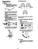 Предварительный просмотр 7 страницы Panasonic EY6812NQKW Operating Manual