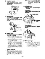 Предварительный просмотр 8 страницы Panasonic EY6812NQKW Operating Manual