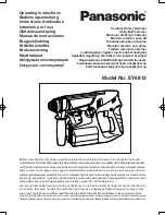 Panasonic EY6813 - HAMMER COR.DRILL&DRI Operating Instructions Manual preview