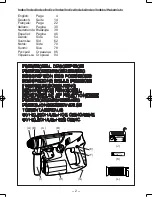 Preview for 2 page of Panasonic EY6813 - HAMMER COR.DRILL&DRI Operating Instructions Manual