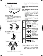 Preview for 5 page of Panasonic EY6813 - HAMMER COR.DRILL&DRI Operating Instructions Manual