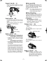 Preview for 6 page of Panasonic EY6813 - HAMMER COR.DRILL&DRI Operating Instructions Manual