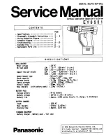 Panasonic EY6901 Service Manual preview