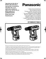 Panasonic EY6903 Operating Instructions Manual предпросмотр