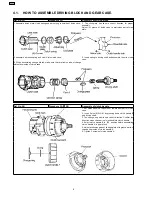 Предварительный просмотр 6 страницы Panasonic EY6931 - 15.6V HAMMER DRILL Service Manual