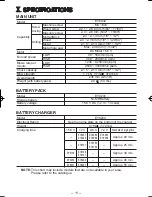 Предварительный просмотр 11 страницы Panasonic EY6932 - HAMMER DRILL DRIVER Operating Instructions Manual