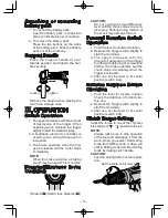 Предварительный просмотр 5 страницы Panasonic EY6950 - 18V HAM. DRILL&DRIVE Operating Instructions Manual