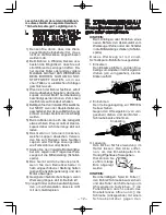 Предварительный просмотр 12 страницы Panasonic EY6950 - 18V HAM. DRILL&DRIVE Operating Instructions Manual