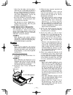 Предварительный просмотр 15 страницы Panasonic EY6950 - 18V HAM. DRILL&DRIVE Operating Instructions Manual