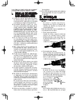 Предварительный просмотр 36 страницы Panasonic EY6950 - 18V HAM. DRILL&DRIVE Operating Instructions Manual