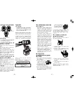 Preview for 19 page of Panasonic EY7201 - 12V IMPACT Operating Instructions Manual