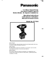 Panasonic EY7206GQW Operating Instructions Manual preview