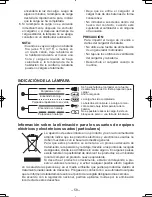 Предварительный просмотр 58 страницы Panasonic EY7271 Operating Instructions Manual