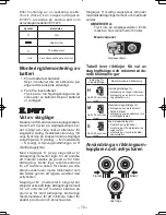 Предварительный просмотр 72 страницы Panasonic EY7271 Operating Instructions Manual