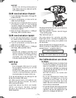 Предварительный просмотр 73 страницы Panasonic EY7271 Operating Instructions Manual