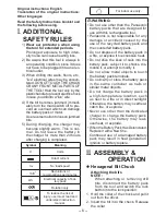 Предварительный просмотр 6 страницы Panasonic EY7411 - CORDLESS DRILL & DRIVER Operating Instructions Manual