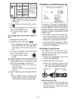 Предварительный просмотр 9 страницы Panasonic EY7411 - CORDLESS DRILL & DRIVER Operating Instructions Manual