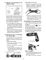 Предварительный просмотр 33 страницы Panasonic EY7411 - CORDLESS DRILL & DRIVER Operating Instructions Manual