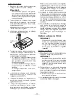 Предварительный просмотр 36 страницы Panasonic EY7411 - CORDLESS DRILL & DRIVER Operating Instructions Manual