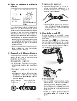 Предварительный просмотр 44 страницы Panasonic EY7411 - CORDLESS DRILL & DRIVER Operating Instructions Manual