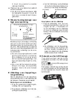 Предварительный просмотр 55 страницы Panasonic EY7411 - CORDLESS DRILL & DRIVER Operating Instructions Manual