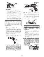 Предварительный просмотр 56 страницы Panasonic EY7411 - CORDLESS DRILL & DRIVER Operating Instructions Manual