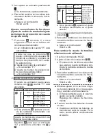 Предварительный просмотр 65 страницы Panasonic EY7411 - CORDLESS DRILL & DRIVER Operating Instructions Manual