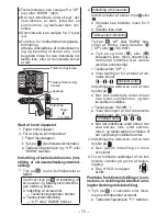 Предварительный просмотр 75 страницы Panasonic EY7411 - CORDLESS DRILL & DRIVER Operating Instructions Manual