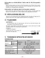 Предварительный просмотр 82 страницы Panasonic EY7411 - CORDLESS DRILL & DRIVER Operating Instructions Manual