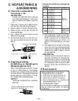 Предварительный просмотр 85 страницы Panasonic EY7411 - CORDLESS DRILL & DRIVER Operating Instructions Manual