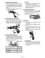 Предварительный просмотр 89 страницы Panasonic EY7411 - CORDLESS DRILL & DRIVER Operating Instructions Manual