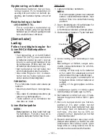 Предварительный просмотр 101 страницы Panasonic EY7411 - CORDLESS DRILL & DRIVER Operating Instructions Manual