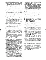 Предварительный просмотр 5 страницы Panasonic EY7411LA1S Operating Instructions Manual