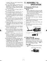 Предварительный просмотр 7 страницы Panasonic EY7411LA1S Operating Instructions Manual