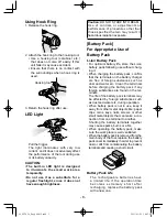 Предварительный просмотр 8 страницы Panasonic EY7420 Operating Instructions Manual